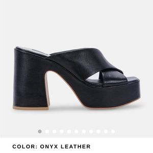 Dolce Vita Wonder Heels in Black Onyx - 7.5
